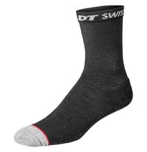 Zokni DT Swiss MTB fekete/szürke 80% merino M 39-42 ÚJ