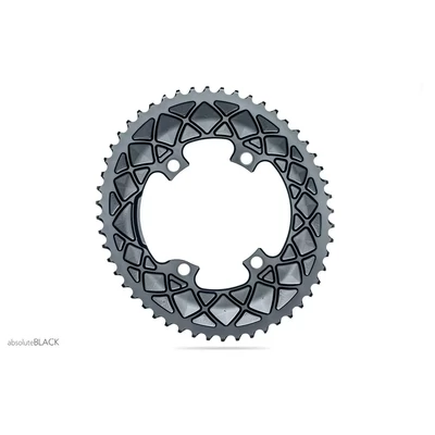 Lánckerék Országúti OVAL 110BCD asszim Shimano 9100/8000 4 lyukas szürke 52T